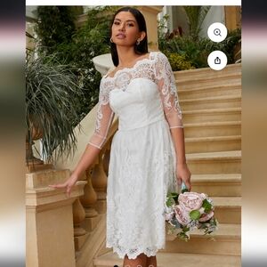 Chi Chi London White Wedding Dress